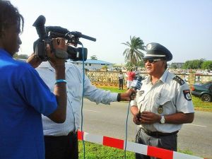 Auto crash - politie inspecteur