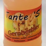 Gemberbier van Tante S - etiket