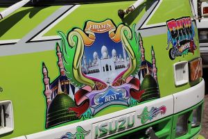 Paramaribo - Busbeschildering