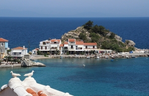 Samos - Kokkari - Baai - Rots