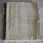 Originele document Bart's War Diary uit 1940